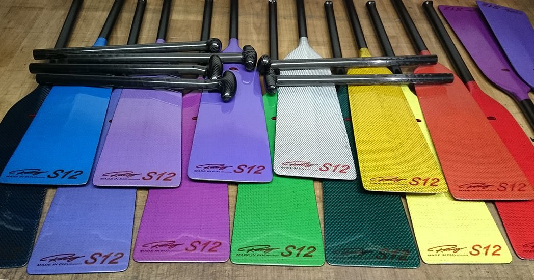 colored carbon fiber paddles